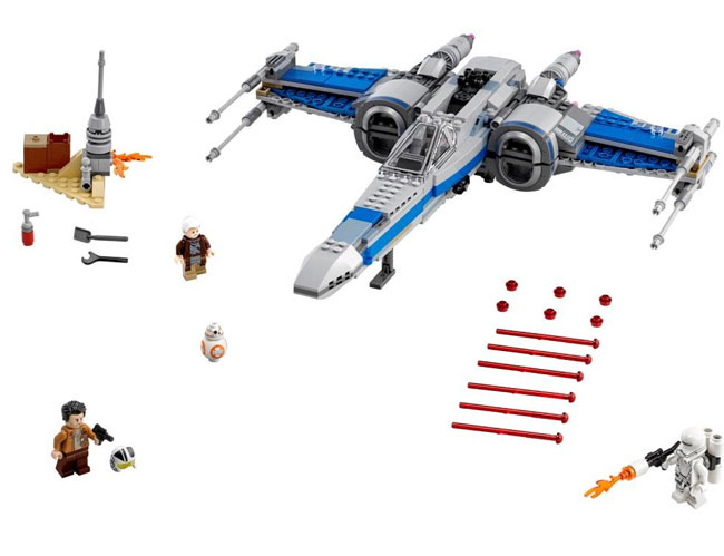 LEGO® kocke STAR WARS™ Resistance X-Wing Fighter LE75149 - dodatni pogled