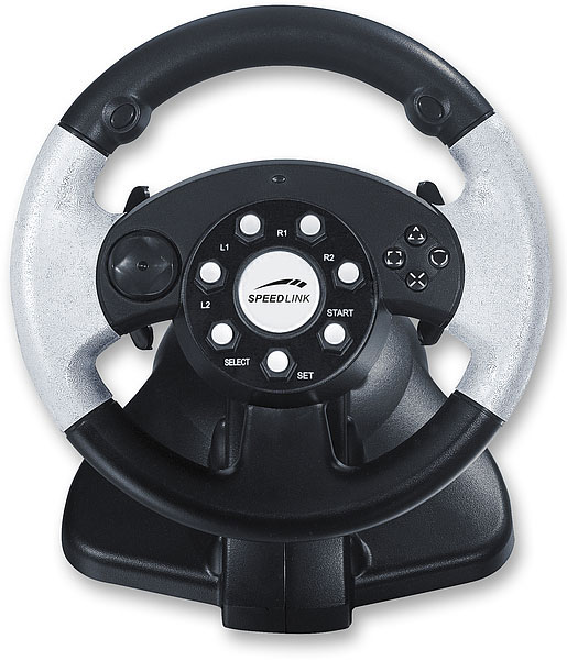 SpeedLink Volan za PC i PlayStation Silver Lightning 03JV6682  - dodatni pogled