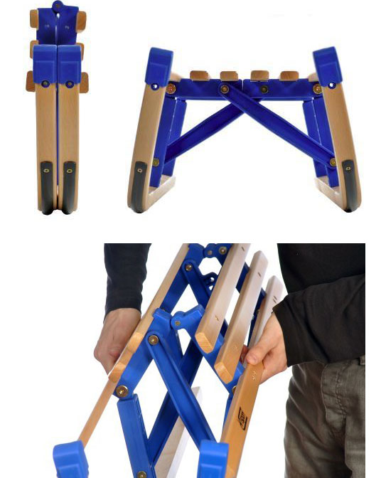 Sklopive sanke sa drvenim mehanizmom - dodatni pogled