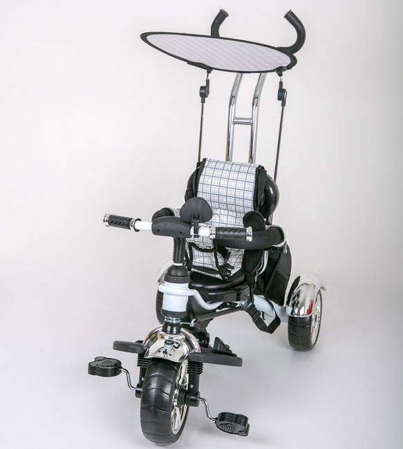 Dečiji tricikl Guralica sa tendom 05 beli KR01 - dodatni pogled