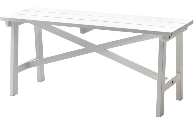 Baštenska klupa - dodatni pogled