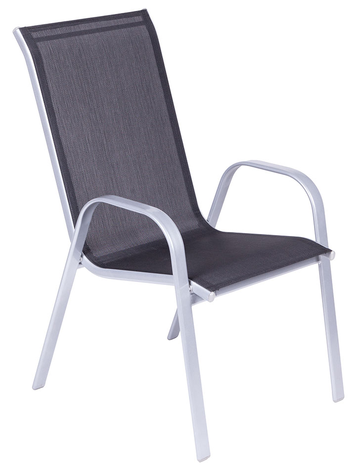 Baštenska Stolica Como Black - dodatni pogled