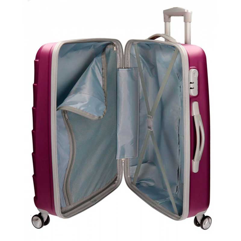 ABS Koferi 55cm 65cm 75cm Movom Ajedrez pink 53.894.54 - dodatni pogled