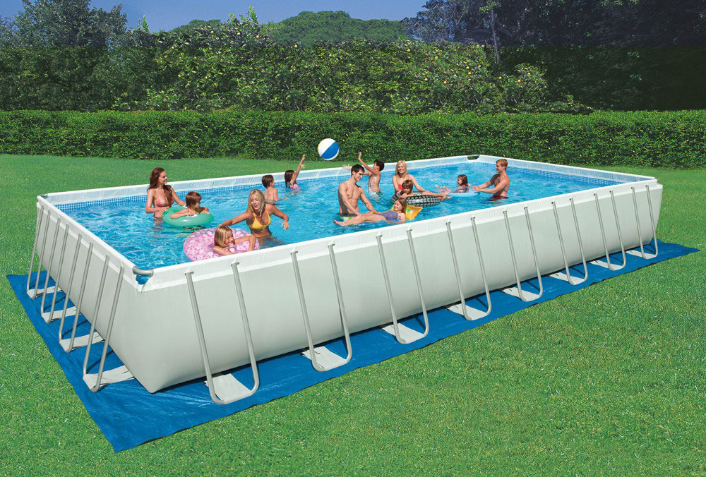 INTEX ULTRA FRAME BAZEN 975 x 488 x 132 cm Komplet - dodatni pogled