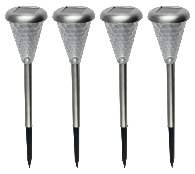 Višebojne baštenske solarne lampe komplet 4 kom - dodatni pogled