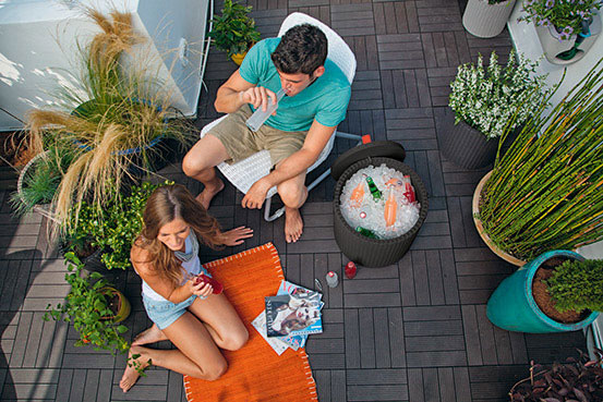 Baštenski Sto, Tabure, Stolica ili Frižider - Curver Cool Stool - dodatni pogled