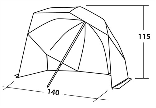 Šator Suncobran Easy Camp Coast 120092 - dodatni pogled