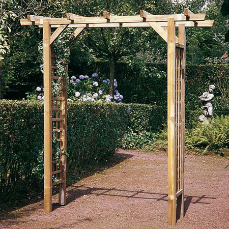 Drvena Pergola - Luk Za Puzavice Forest Style Luna - dodatni pogled