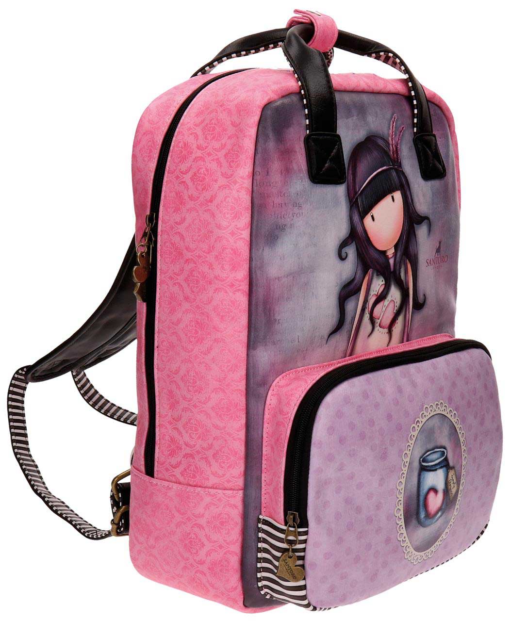 Gorjuss Školski ranac od eko kože Jar Of Hearts 34.523.51 - dodatni pogled