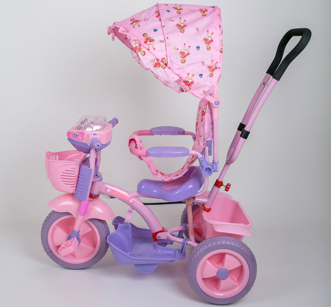 Tricikl - guralica sa suncobranom LMX 610 pink - dodatni pogled