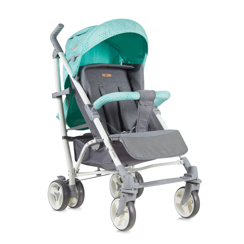 Lorelli Kišobran kolica  sa pokrivačem S200 Green Grey Cities 10020831748 - dodatni pogled