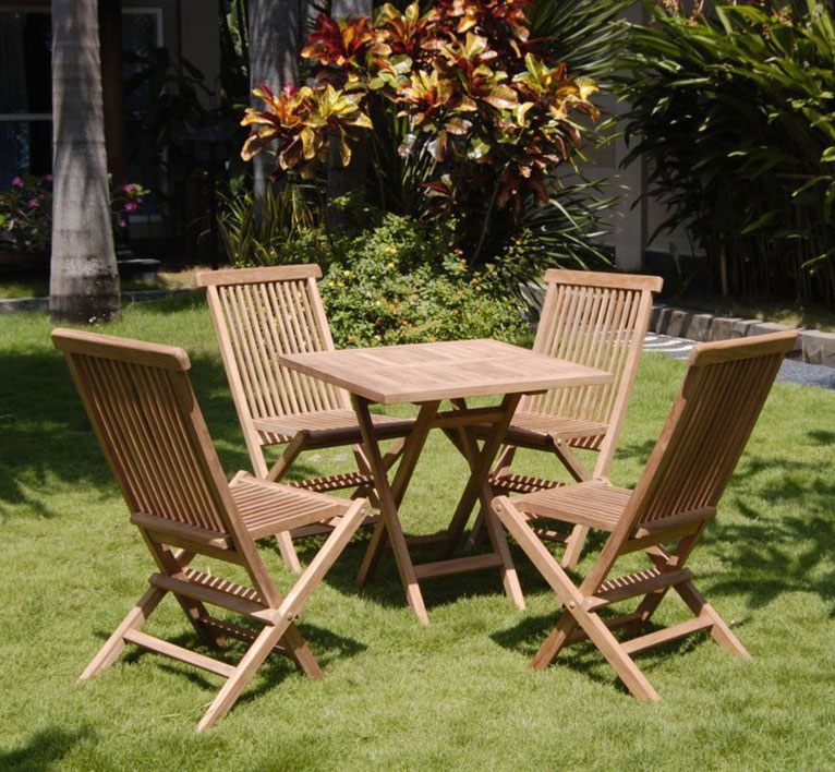 Garnitura za dvorište i terasu Katsina - tikovina - dodatni pogled