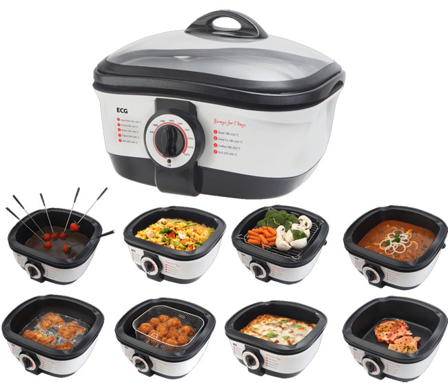 Višenamenski električni lonac za pripremu hrane ECG MH 158 - dodatni pogled