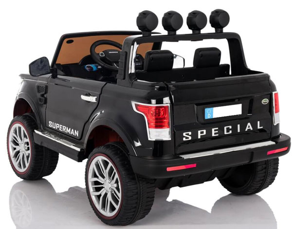 Dečiji automobil na akumulator 4x4 Dvosed LRs crni - dodatni pogled