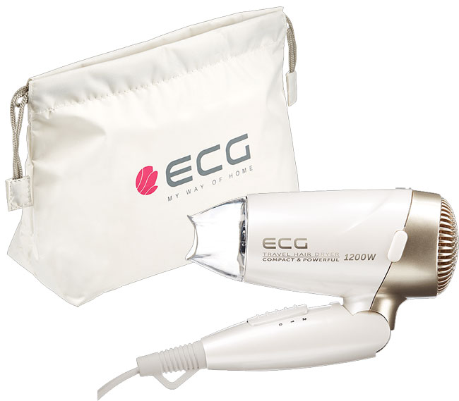 Sklopivi putni fen za kosu ECG VV 1200 travel G - dodatni pogled
