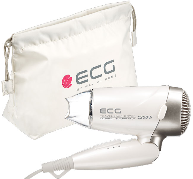 Sklopivi putni fen za kosu ECG VV 1200 travel S - dodatni pogled