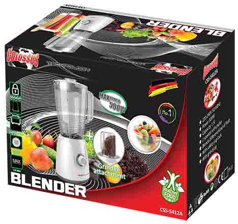 Blender sa dodatkom za mlevenje Colossus CSS-5412A - dodatni pogled