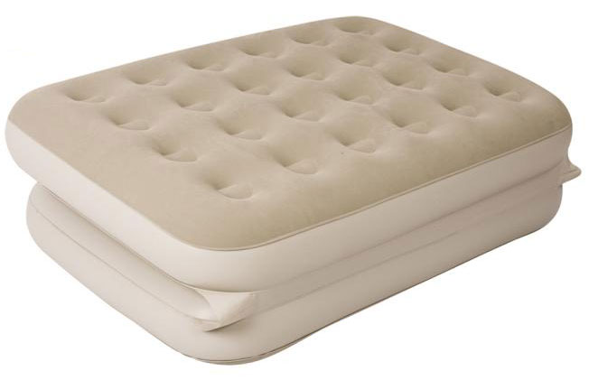 Rasklopivi Dvosed Na Naduvavanje Sa Ugrađenom Pumpom - 5 u 1 Bež - dodatni pogled