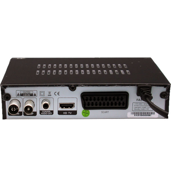 Set top box Falcom T-1400 prijemnik digitalnog TV signala DVB-T2 - dodatni pogled