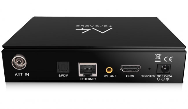 Amiko A4 T2-C Android Smart prijemnik TV signala DVB-T2 DVB-C - dodatni pogled