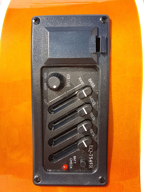 Akustična gitara sa aktivnom elektronikom Moller 1054 Natural - dodatni pogled