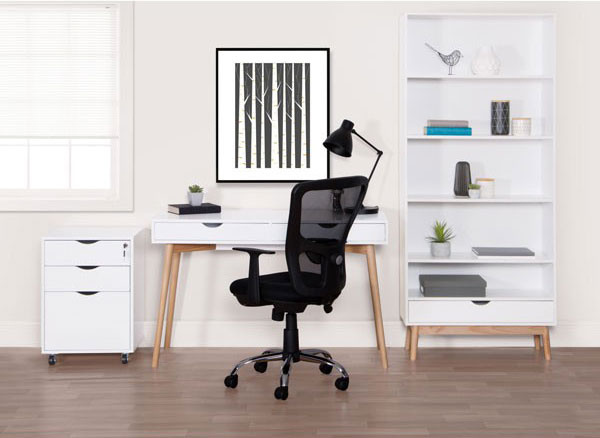 Radni Sto Nordic - MDF i Drvo - dodatni pogled