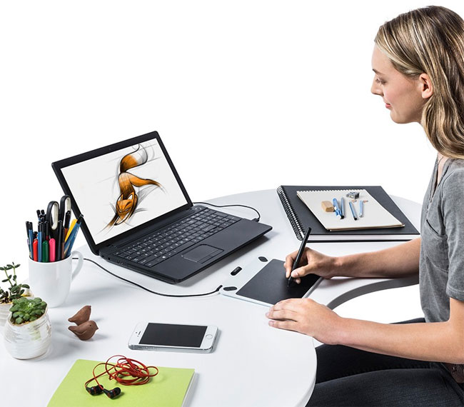Grafička tabla Wacom Intuos CTL-490DW-N - dodatni pogled