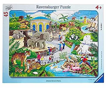 Ravensburger puzzle 15 delova - Životinje u zoo vrtu, 06116