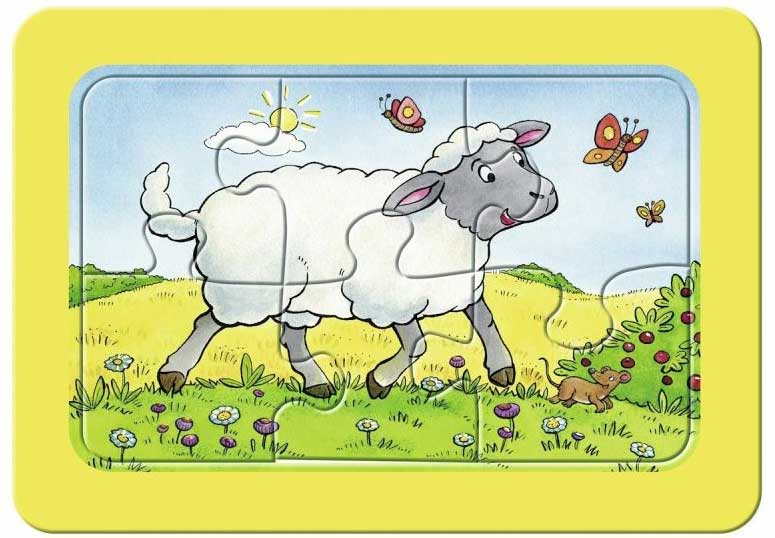 Ravensburger puzzle 18 delova - Ovca, magarac, koza 06134 - dodatni pogled