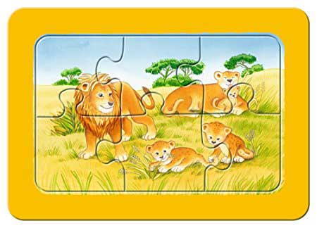 Ravensburger puzzle 3x6 delova - Slon, majmun, lav 06574 - dodatni pogled