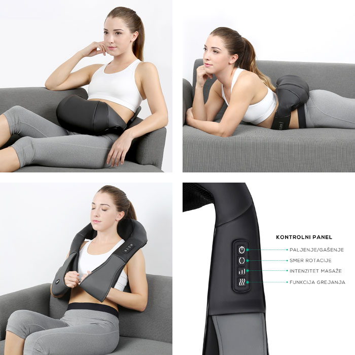 Šijacu masažer sa funkcijom grejanja Naipo MGS-801 - dodatni pogled