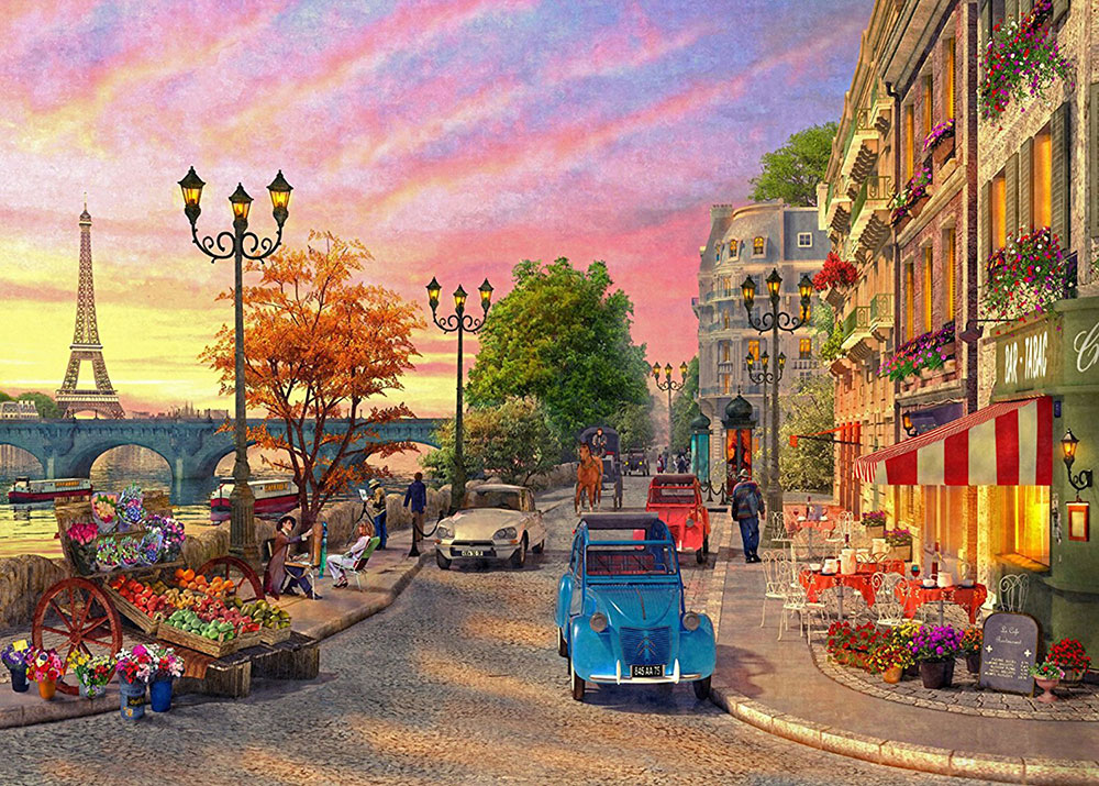 Ravensburger Puzzle 500 delova - Veče u Parizu 14505 - dodatni pogled
