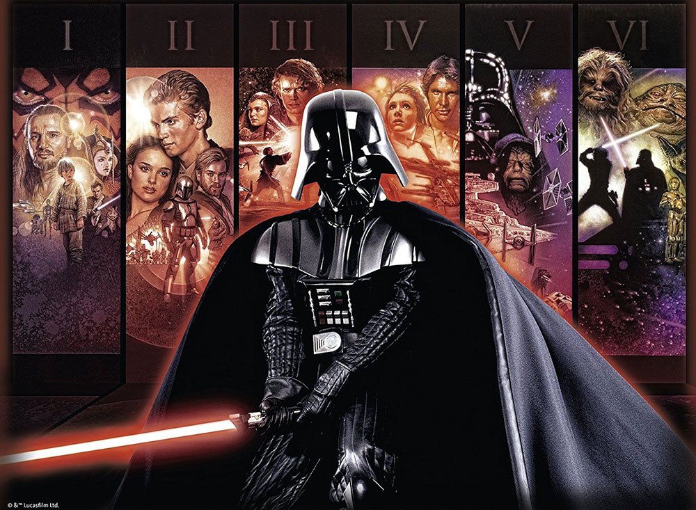 Ravensburger Puzzle 500 delova - Star Wars: saga 14665 - dodatni pogled