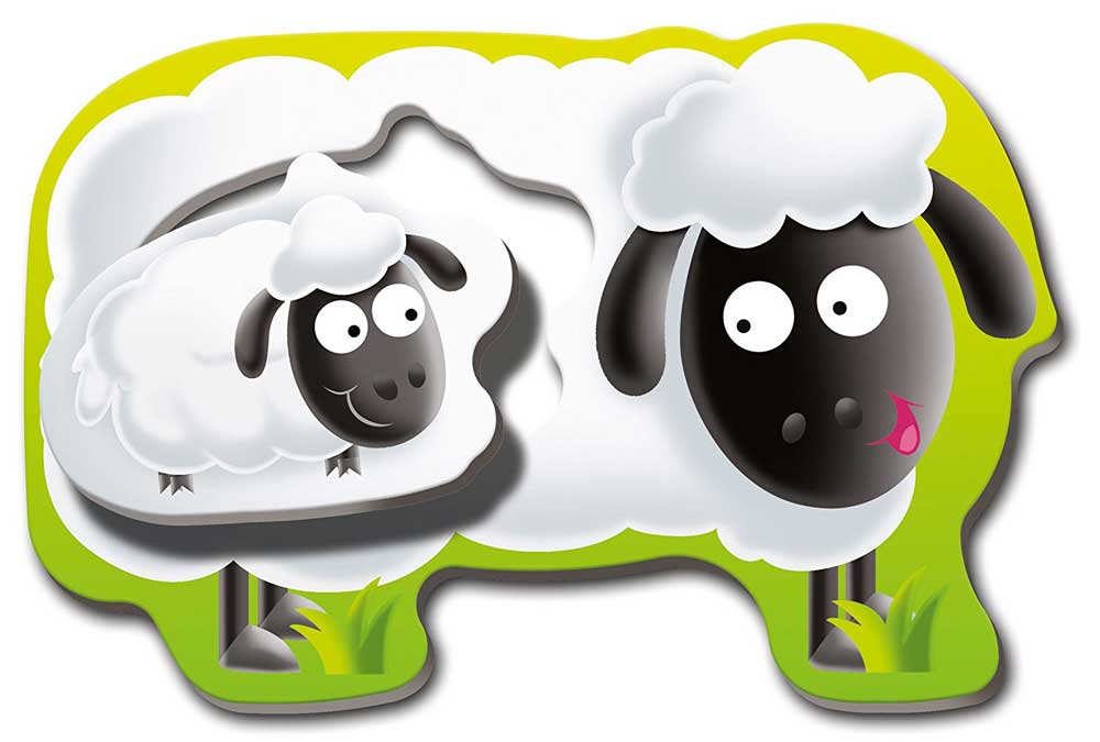 Ravensburger puzzle 6x2 dela -  6 u 1, mame i bebe 06903 - dodatni pogled