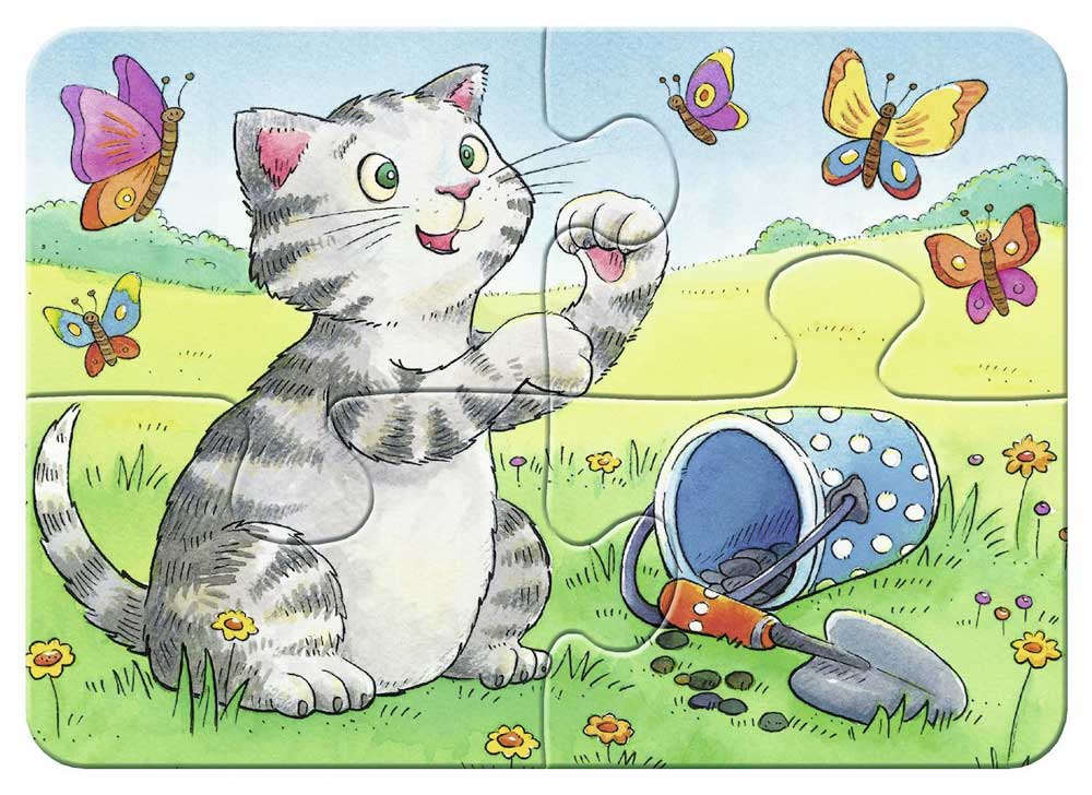 Ravensburger puzzle 20 delova - 4 u 1, ljubimci 06951 - dodatni pogled