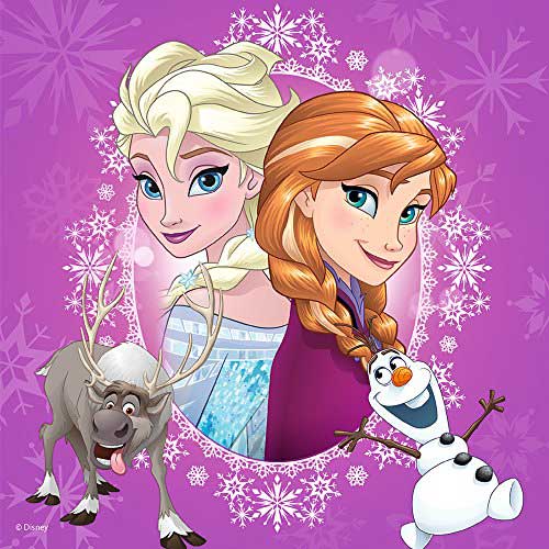 Ravensburger puzzle 110 delova  - Frozen, 3 u 1  07003 - dodatni pogled