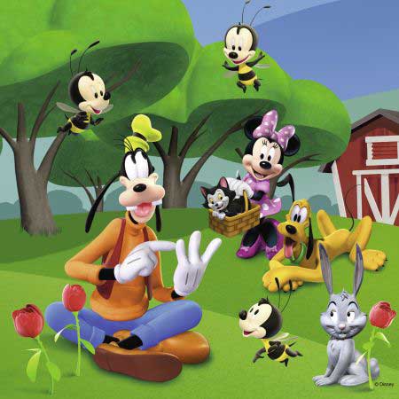 Ravensburger puzzle 110 delova - 3u1 Miki Maus, 07088 - dodatni pogled