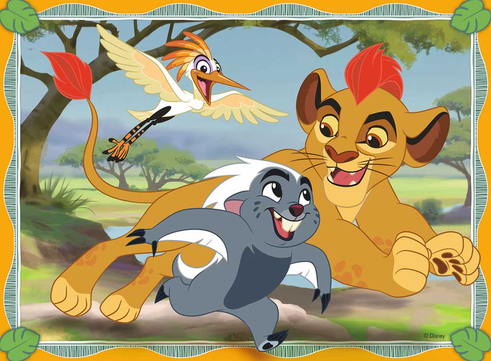 Ravensburger puzzle 72 dela -  4u1 Lion King, 07158 - dodatni pogled