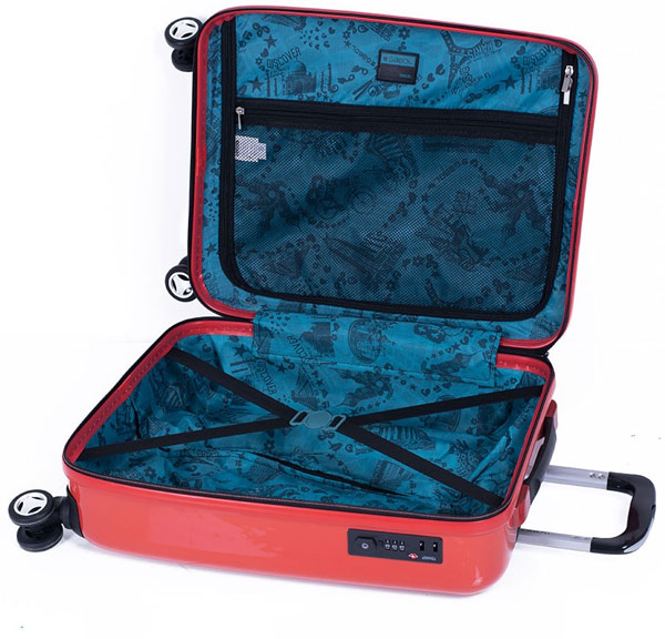 Putni Kofer kabinski Gabol Lid 116022-36 crveni  - dodatni pogled