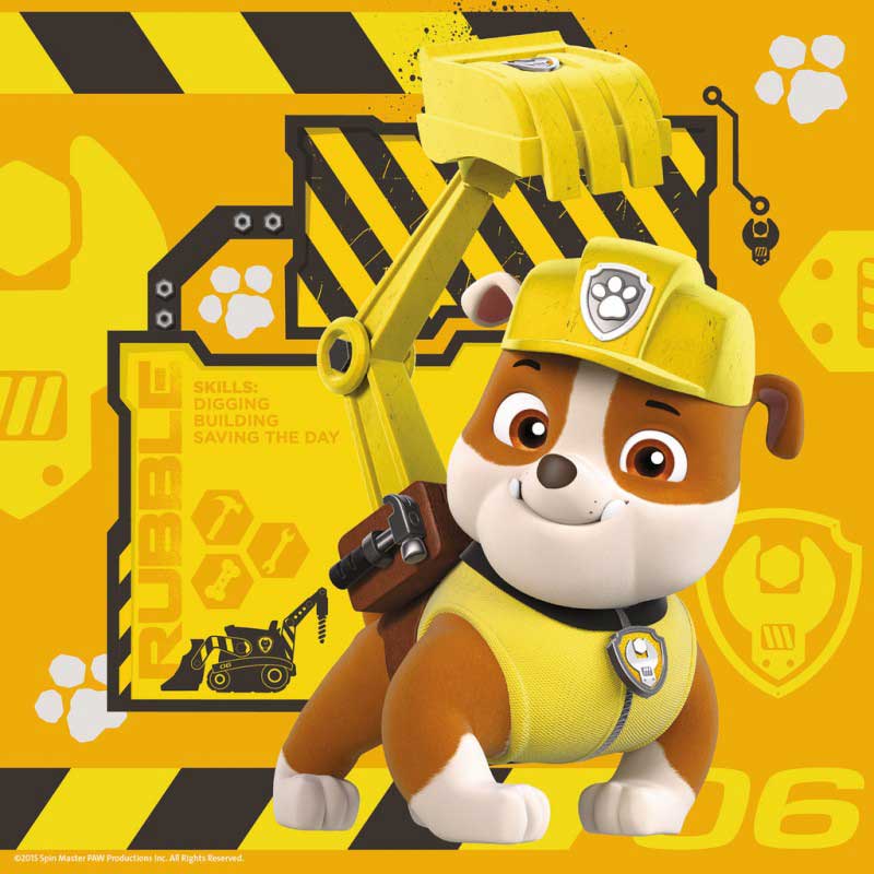 Ravensburger puzzle 110 delova -  3u1 Paw patrol, 07057 - dodatni pogled