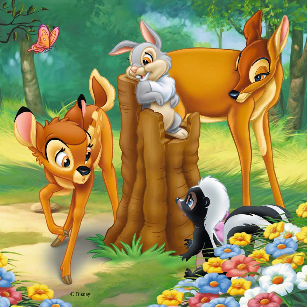 Ravensburger puzzle 110 delova - 3u1 Bambi 07210 - dodatni pogled