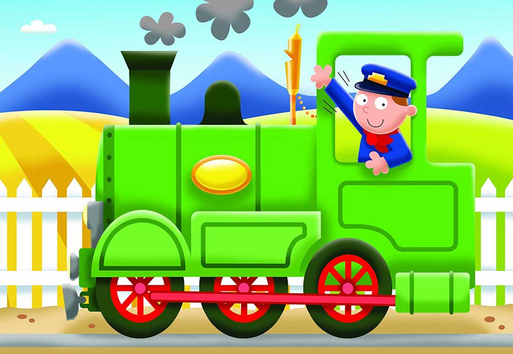 Ravensburger puzzle 14 delova - 4 u 1 prevozna sredstva 07303 - dodatni pogled