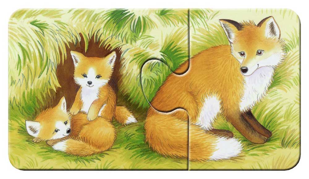 Ravensburger puzzle 18 delova - 9 u 1, šumske životinje 07365 - dodatni pogled