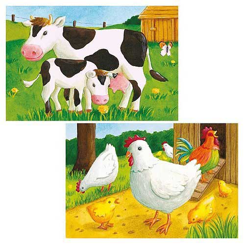 Ravensburger Kockice puzzle 6 delova -  Konj 07463 - dodatni pogled