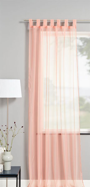 Zavesa Babilon 1x140x245 Koral - dodatni pogled