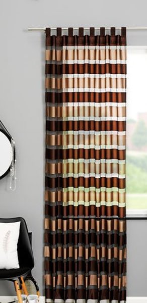 Zavesa Delhi 1x140x245 Braon-bež - dodatni pogled