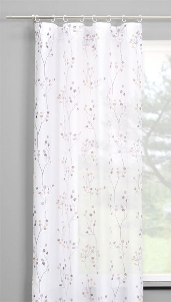 Zavesa Aurora 1x140x245 mikro siva-bež  - dodatni pogled