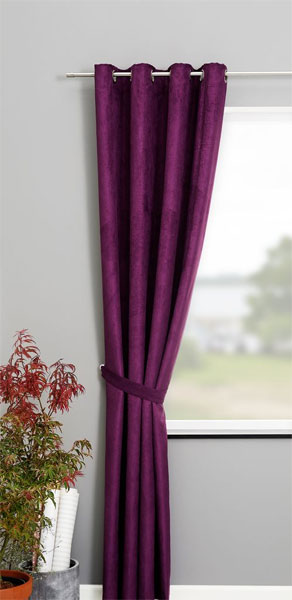 Zavesa Modena 1x140x245 šljiva - dodatni pogled