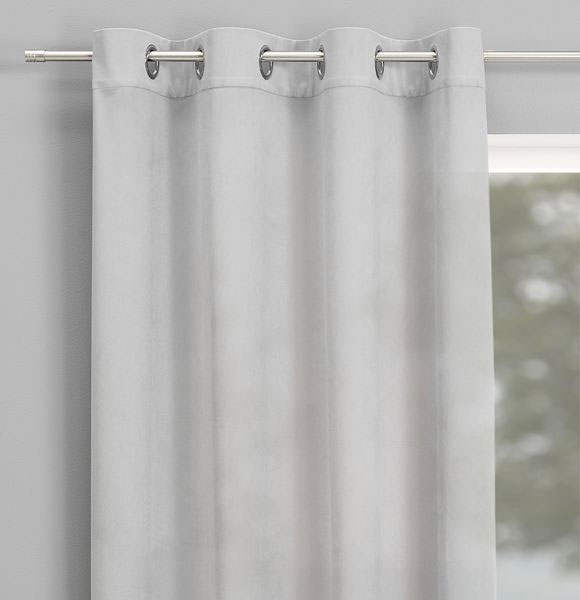 Zavesa Modika 1x140x245cm svetlo siva - dodatni pogled