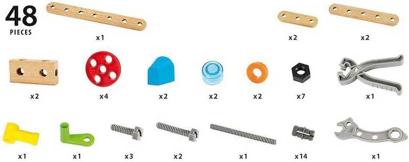 BRIO Builder Početnički set sa alatom u koferu 49 delova 34586 - dodatni pogled